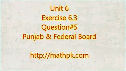 P-Math Class 9-Unit 6-Ex. 6.3-Q.5