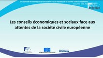 3 - Les conseils économiques et sociaux face aux attentes de la société civile européenne - CESE