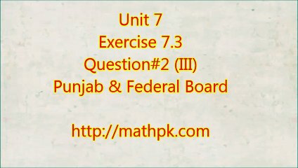P-Math Class 9-Unit 7-Ex. 7.3-Q.2 (3)