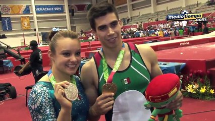 Ana Lago rescató Plata en Viga de equilibrio