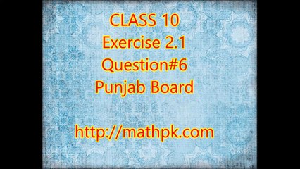 2.1-6 (P. Board-Class 10th)