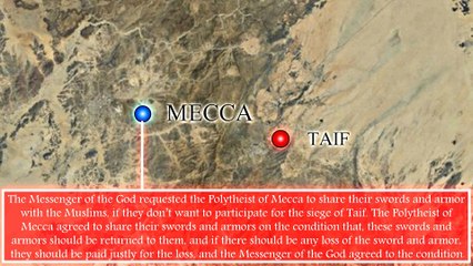 31 Impeding Taif to protect Mecca , Battle of Hunain, enlightenment of the people of Taif