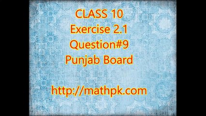 2.1-9 (P. Board-Class 10th)