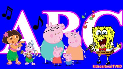 ABC Song   Alphabet song and ABC Songs   Dora Frozen Kids Music Video