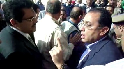 "وزير الاسكان يوبخ مسئولي شركة الصرف الصحي بالمحلة: "أنا ميضحكش عليا