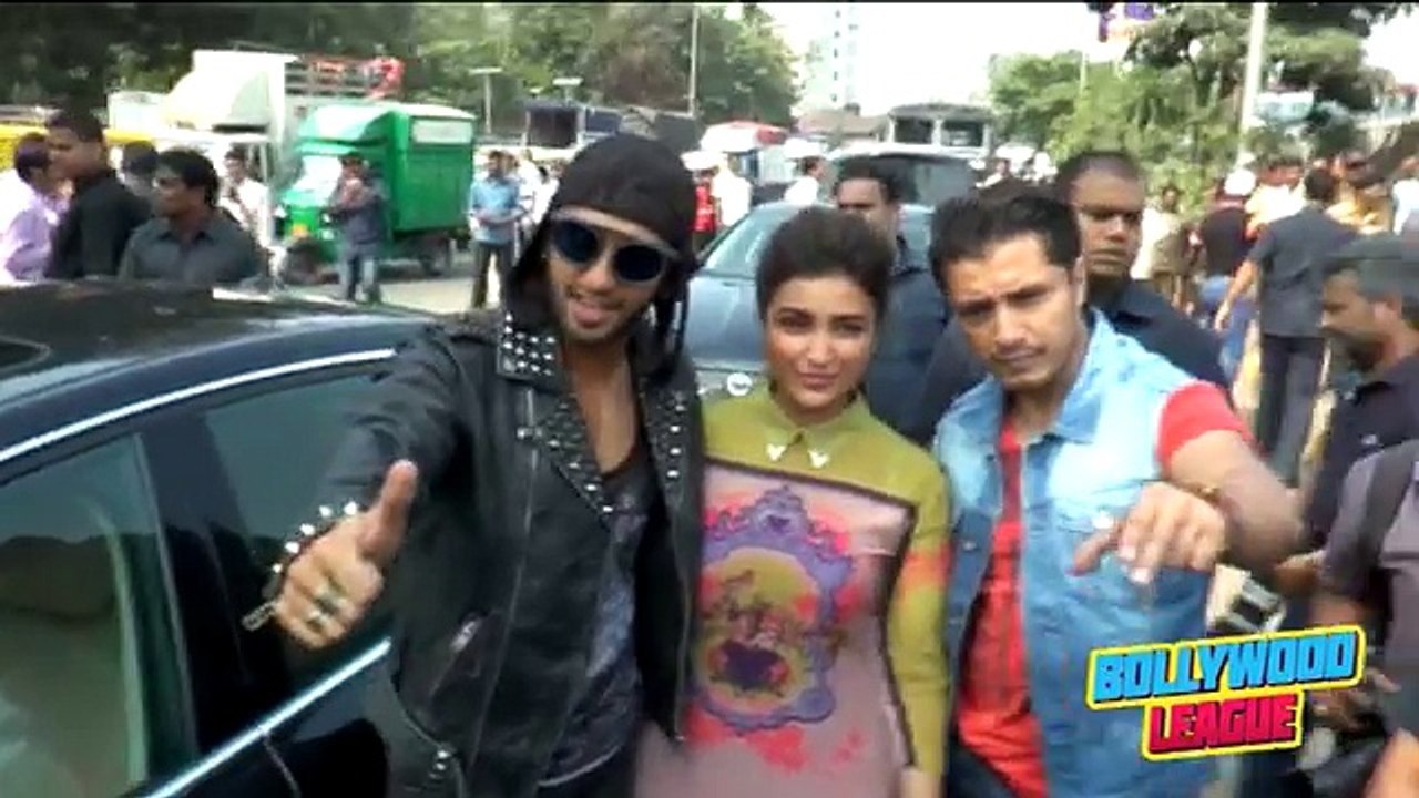 Ranveer Singh, Parineeti Chopra and Ali Zafar TO PAINT ON GRAFFITI WALL