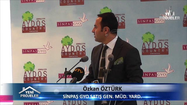 SİNPAŞ GYO Satış ve Müşteri İlişkileri Gen. Müd. Yard. Özkan Aydos Country Projesi Basın Toplantısı 21-11-2014