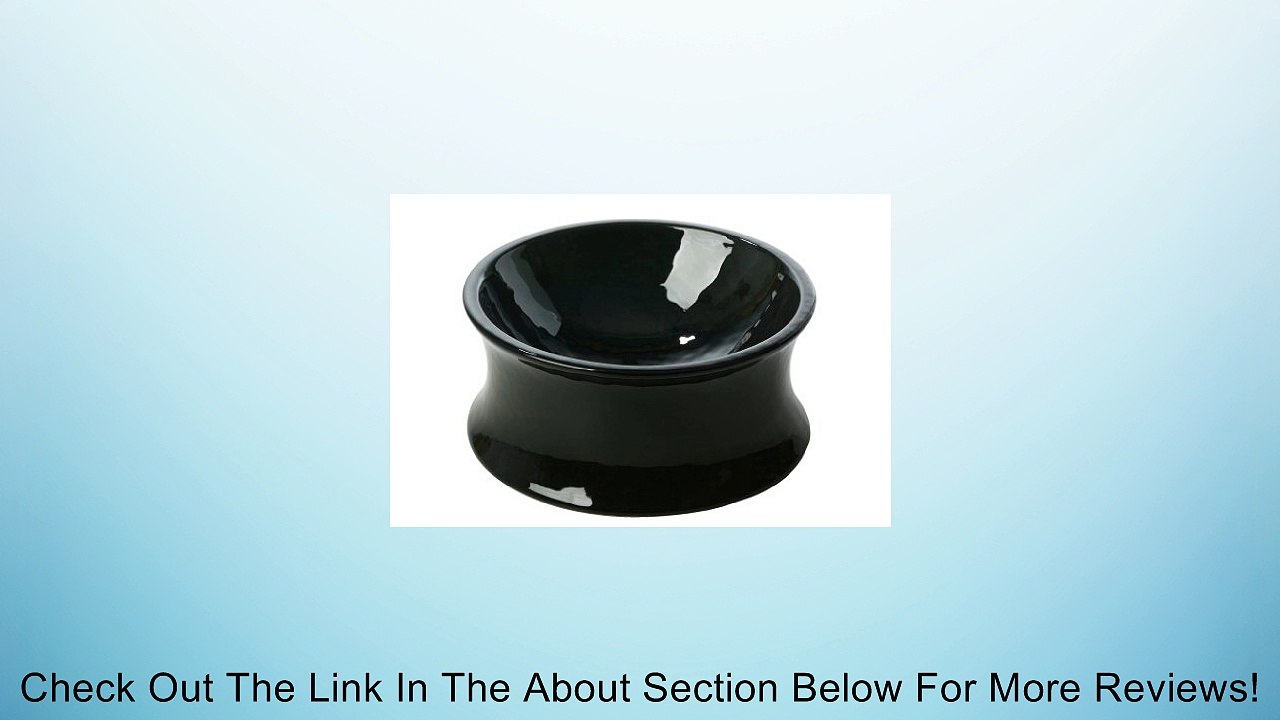 One for Pets The Kurve Raised Dog Bowl, Small, Black Review