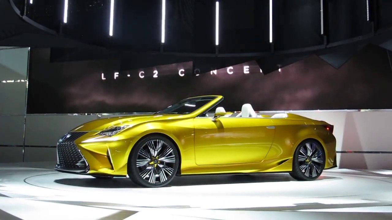 Lexus LC-F2 Concept Revealed at the LA Auto Show -- NewCarNews.TV Video