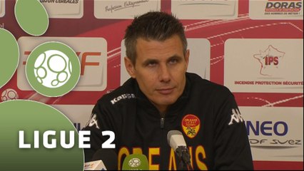 Conférence de presse Dijon FCO - US Orléans (2-1) : Olivier DALL'OGLIO (DFCO) - Olivier FRAPOLLI (USO) - 2014/2015