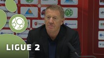 Conférence de presse Valenciennes FC - Stade Brestois 29 (0-1) : Bernard  CASONI (VAFC) - Alex  DUPONT (SB29) - 2014/2015