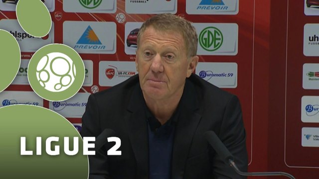 Conférence de presse Valenciennes FC - Stade Brestois 29 (0-1) : Bernard CASONI (VAFC) - Alex DUPONT (SB29) - 2014/2015