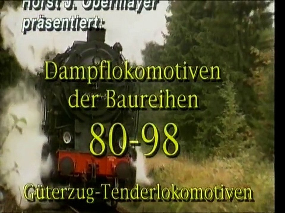 Gueterzug-Tenderlokomotiven der BR 80 bis 98