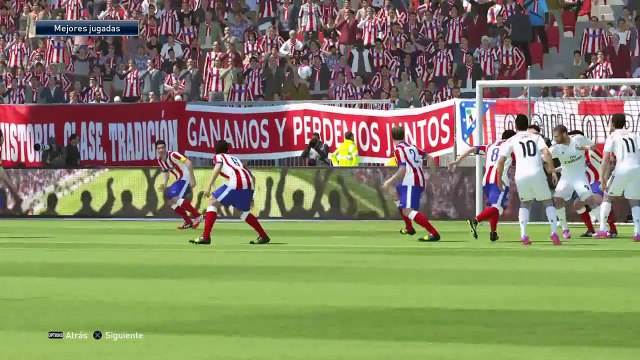 GAMEPLAY PES 2015- Real Madrid - Atletico de Madrid %23Mejores Jugadas %28PS4%29