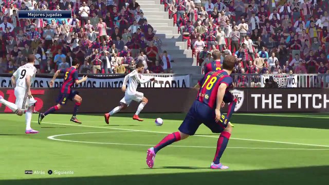 GAMEPLAY PES 2015- Real Madrid - Barcelona %23Mejores Jugadas %28PS4%29