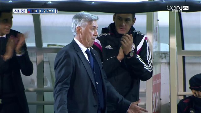 Carlo Ancelotti imite Cristiano Ronaldo après la célébration de son but !