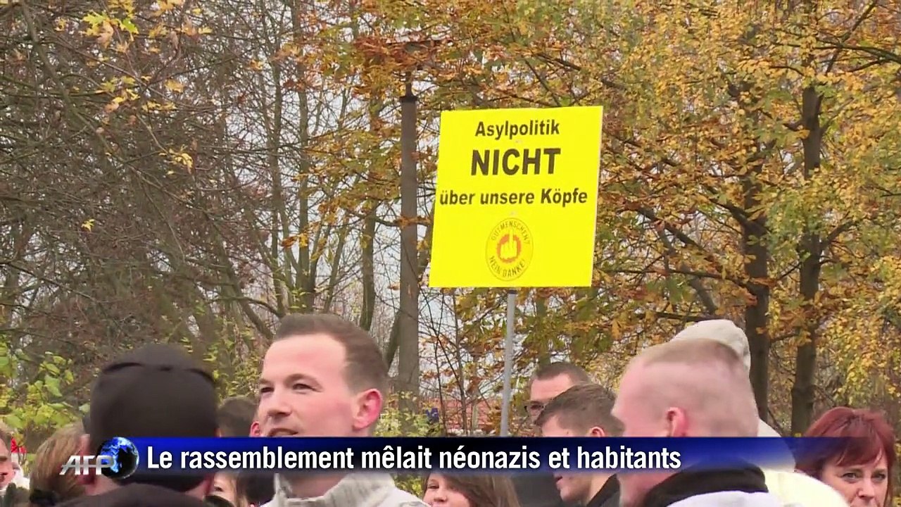 Berlin: néonazis et habitants manifestent contre les réfugiés