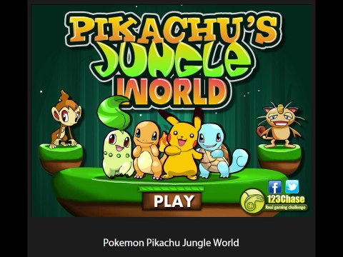 Pokemon Pikachu Jungle World Let's Play / PlayThrough / WalkThrough Part - Playing As Pikachu The Pokemon