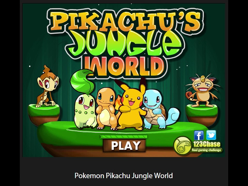 Pokemon Pikachu Jungle World Let's Play / PlayThrough / WalkThrough Part - Playing As Pikachu The Pokemon