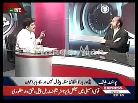 Baber Awan Fighting with Mubashir Lucman