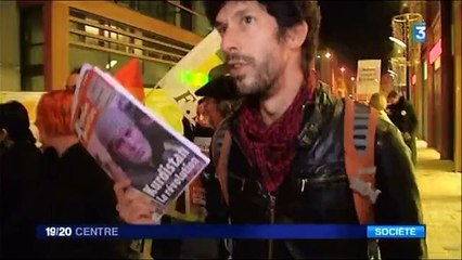 Marche de Nuit  du CODF à Orléans, du 21 novembre 2014.