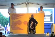 Chris Drummond painting Elvis Week 2009 video