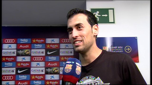 Les reaccions de Busquets després del 5-1 al Sevilla