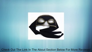 Dashing Black Gold Men's Masquerade Mask Review