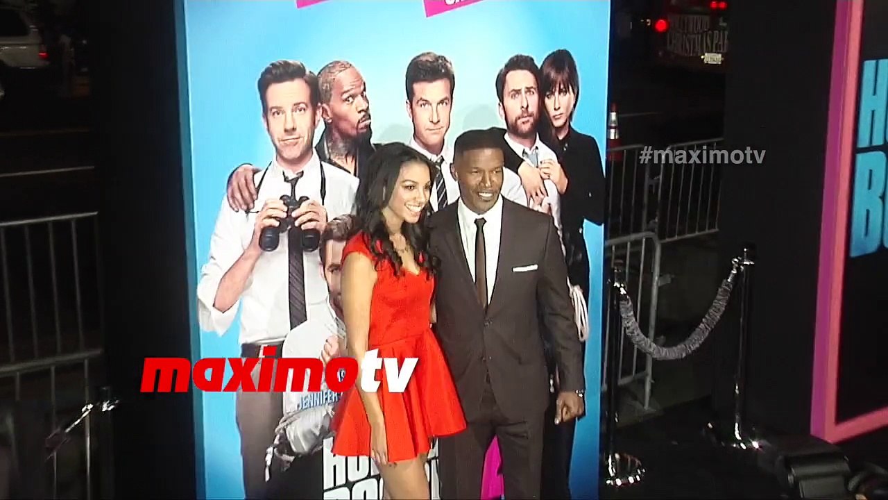 Jamie Foxx & Corinne Bishop | Horrible Bosses 2 Premiere | Red Carpet | #MaximoTV Footage