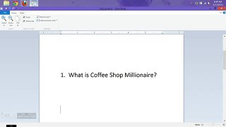 Coffee Shop Millionaire Review