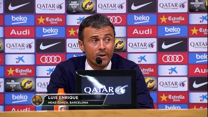 Luis Enrique: "No he visto jugador igual que Messi"