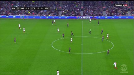La presión de Busquets y la reacción de Piqué