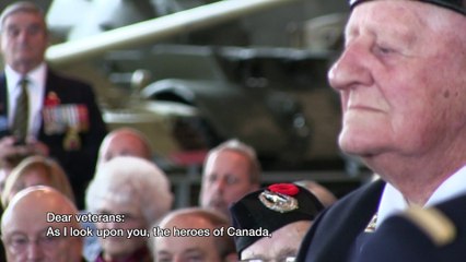 France honours Canadian Veterans (Ottawa, Nov. 8th 2014)