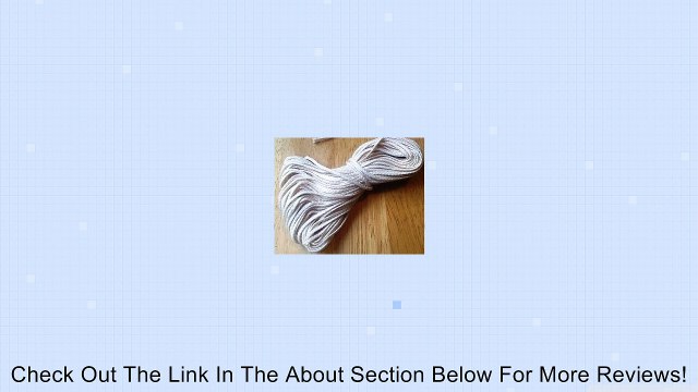 Flat Braided Cotton Wick 36 PLY (10 Yards) Review