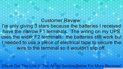 12V 8Ah APC Smart-UPS SC 1500VA 12V-2U Rackmount-Tower, SC1500 UPS Battery - 4 Pack Review