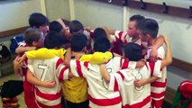 La joie des u11 après leurs 2 victoires