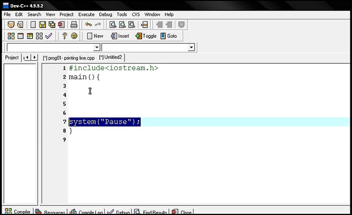 C++ Class - 01 - Printing values