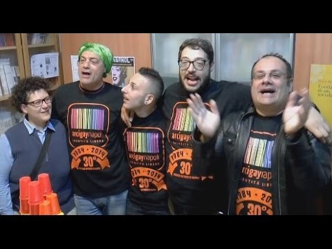 Napoli - Arcigay festeggia i suoi trent'anni in città (22.11.14)