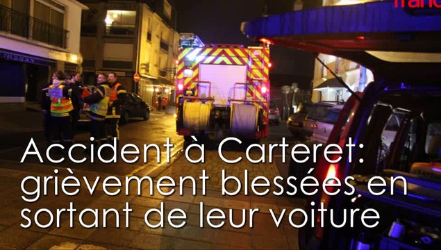 Accident à Carteret : deux jeunes femmes grièvement blessées en sortant de leur voiture