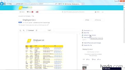 Yammer necessary lecture 58 upload version