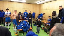 Dans les vestiaires après GF38 - Marignane (2-1)