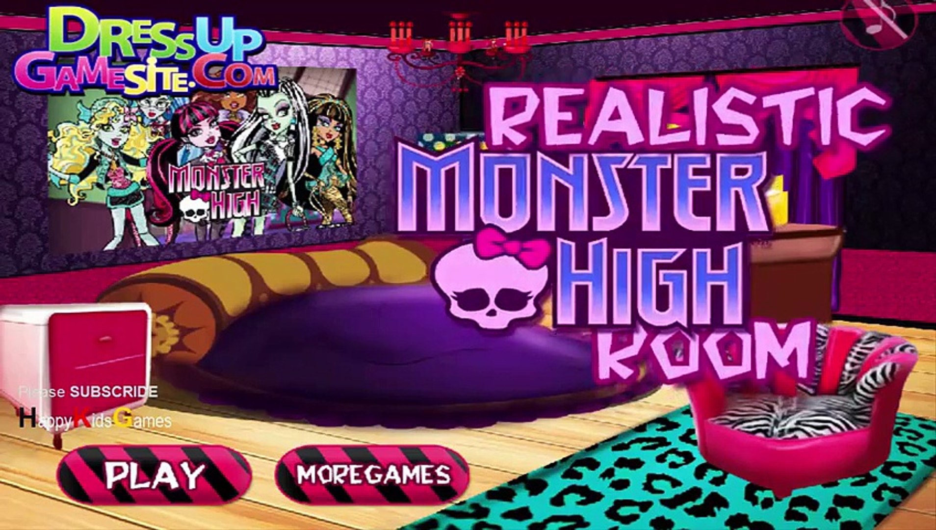 ⁣Monster High Games - REALISTIC MONSTER HIGH ROOM GAME - Game Walkthrough