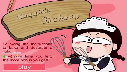 Maggies Bakery Kitchen Queen Baking Cake - Play Kids Games Online