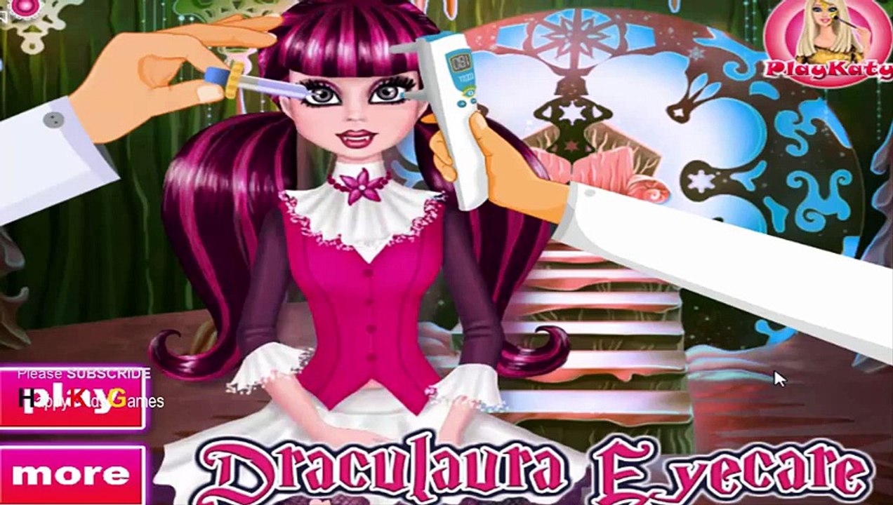 Monster High Games - DRACULAURA EYE CARE DOCTOR GAME - Game Walkthrough