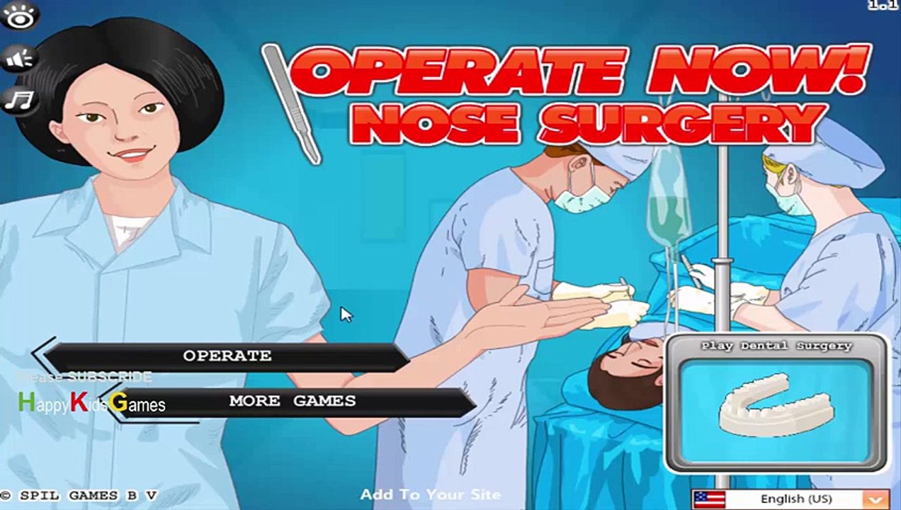 OPERATE NOW - NOSE SURGERY GAME - Play Kids Games Online