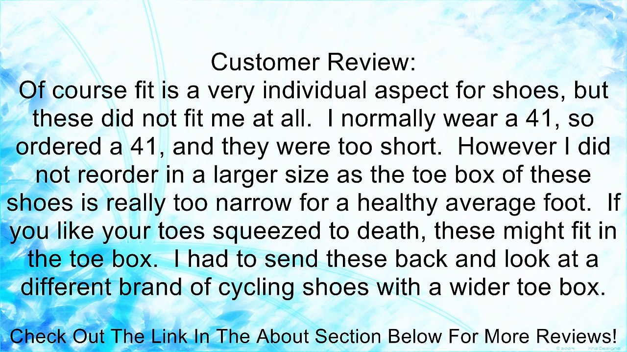 Louis Garneau Women's Multi Lite Cycling Shoes Review