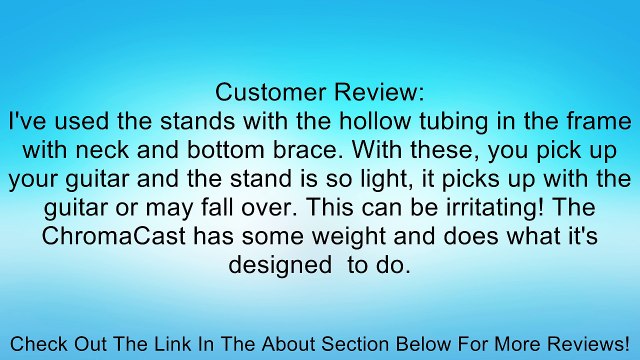 ChromaCast CC-MINIGS Universal Folding Guitar Stand with Secure Lock Review