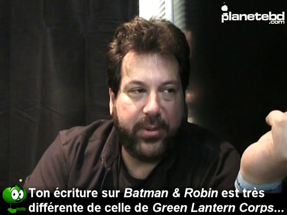 Peter Tomasi en interview sur PlaneteBD.com