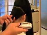 Long hair cut - Long hair buzzed off - Bob cut long hair cutting - haircut short video