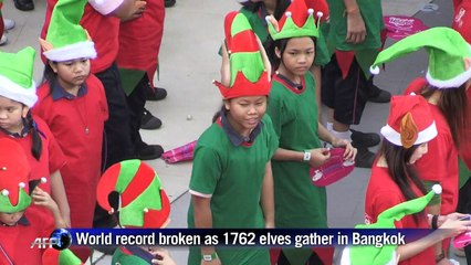 World record broken as 1762 elves gather in Bangkok